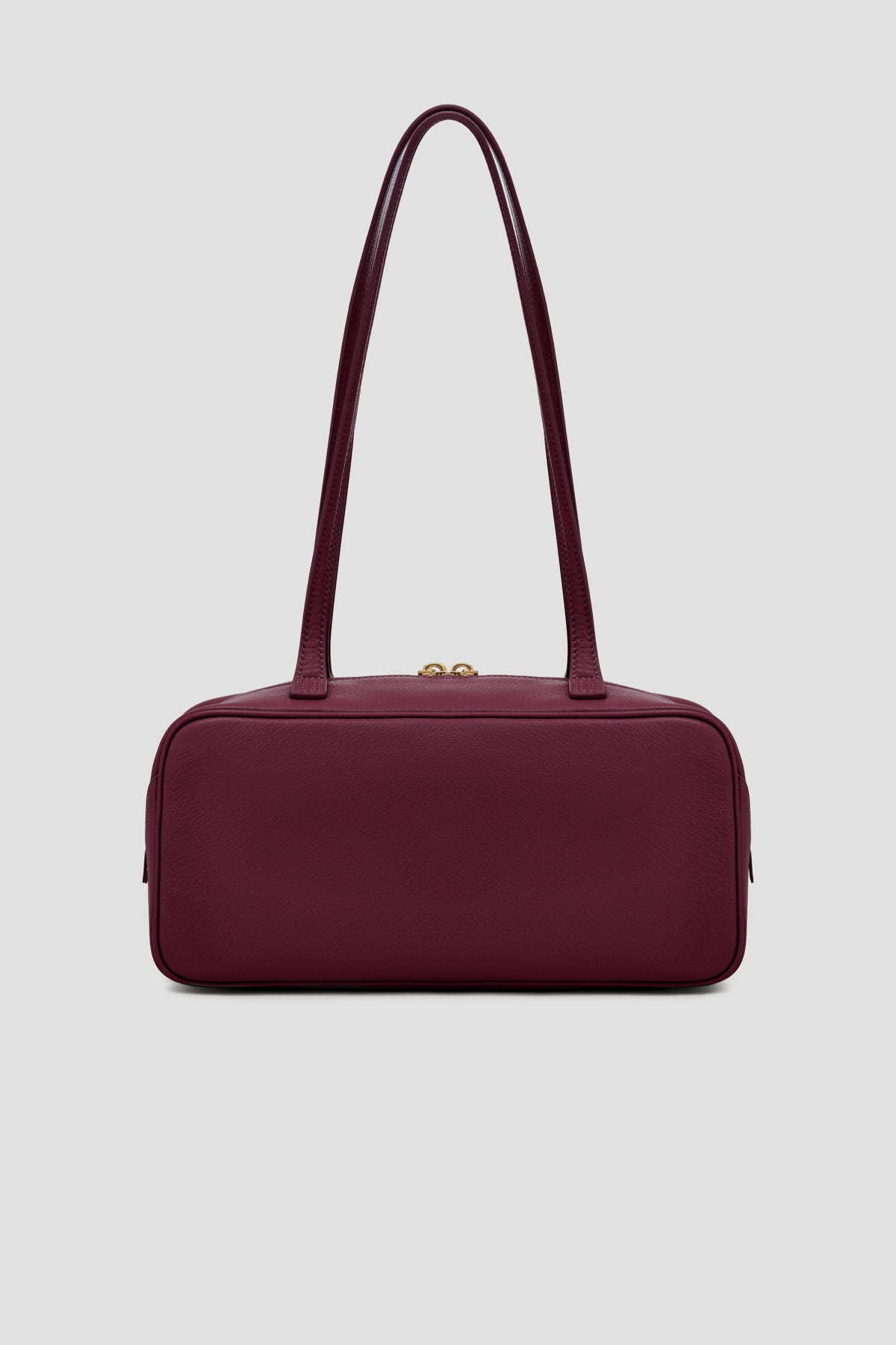 bria shoulder bag in burgundy by buttonscarves back view