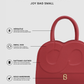 Joy Bag Small - Saffiano Leather - Lacca