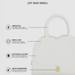 Joy Bag Small - Saffiano Leather - Bianco Candido