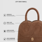 Joy Bag Small - Suede Leather - Caramel
