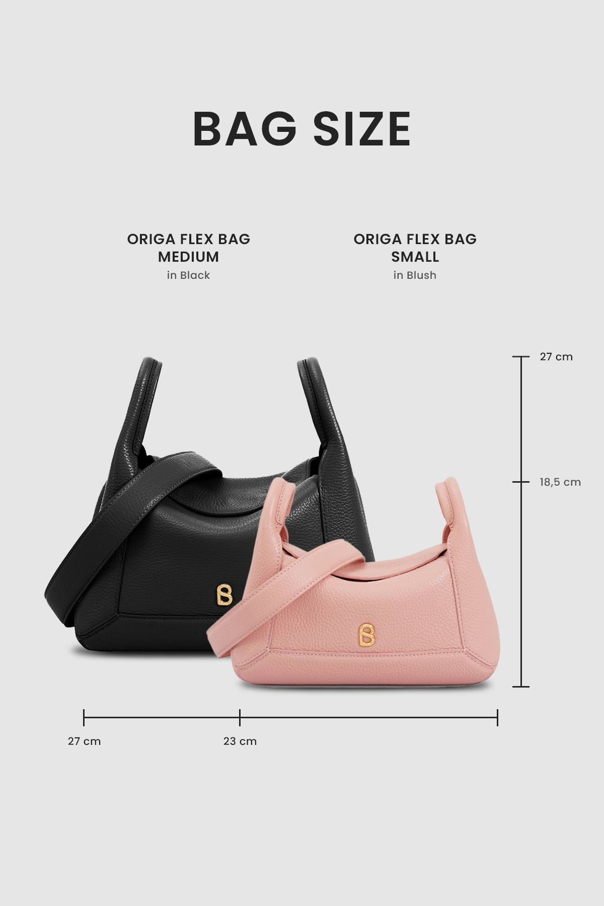 Origa Flex Bag Small - Blush
