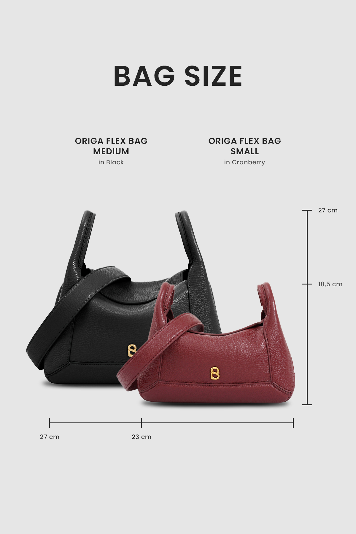 Origa Flex Bag Small - Cranberry