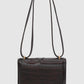 Alba Bag - Dark Chocolate in Croco