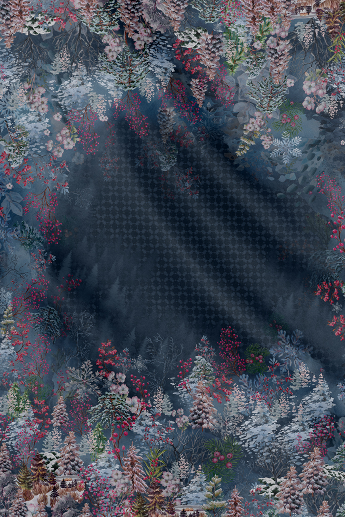 Holiday 3 Jacquard Voile - Midnight