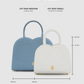 Joy Bag Small - Saffiano Leather - Bianco Candido