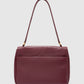 Savina Bag - Pebble Leather - Dark Cherry