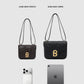 Alba Bag - Dark Chocolate in Croco