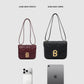 Alba Bag - Burgundy in Croco