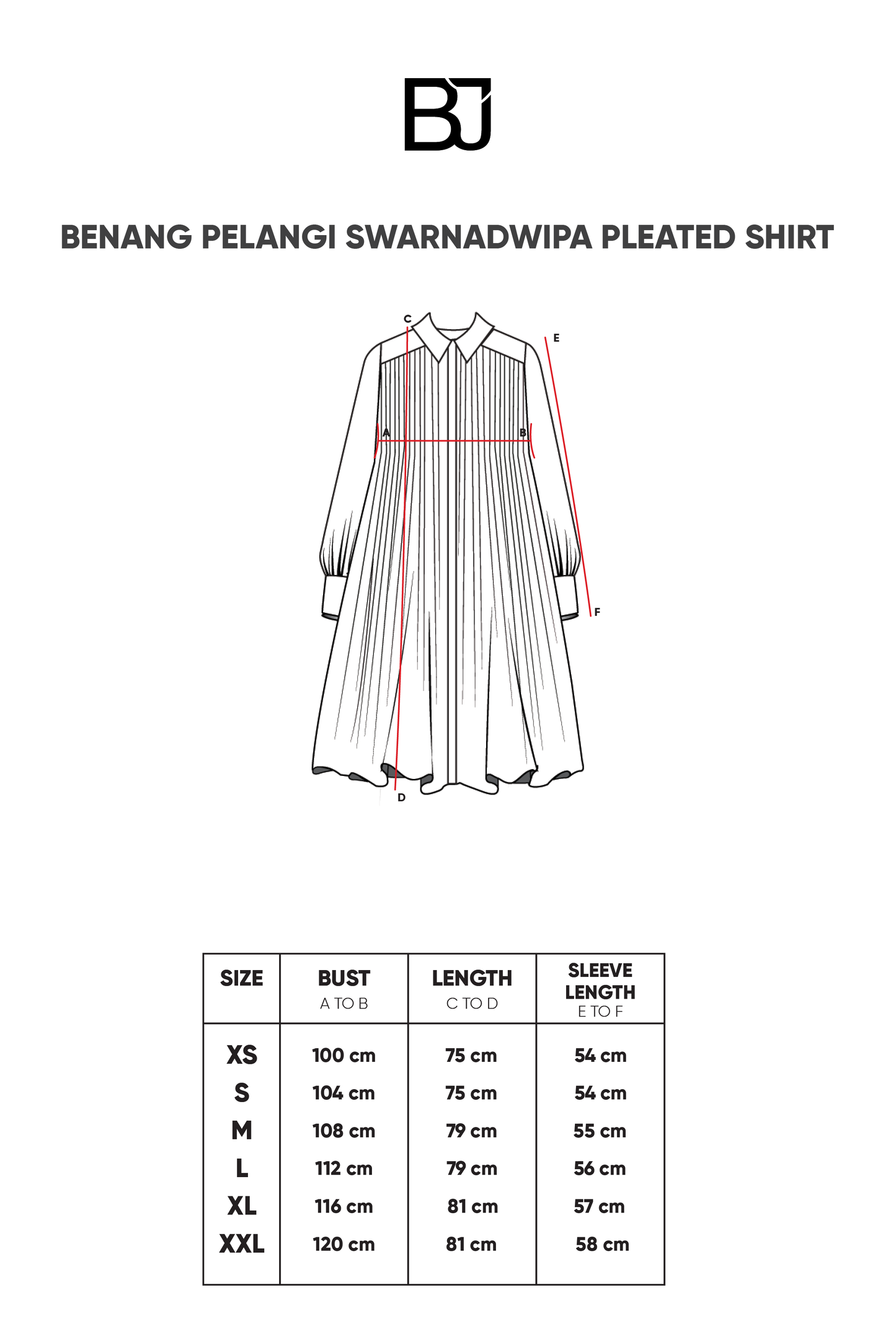 Benang Pelangi Swarnadwipa Pleated Shirt - Navy