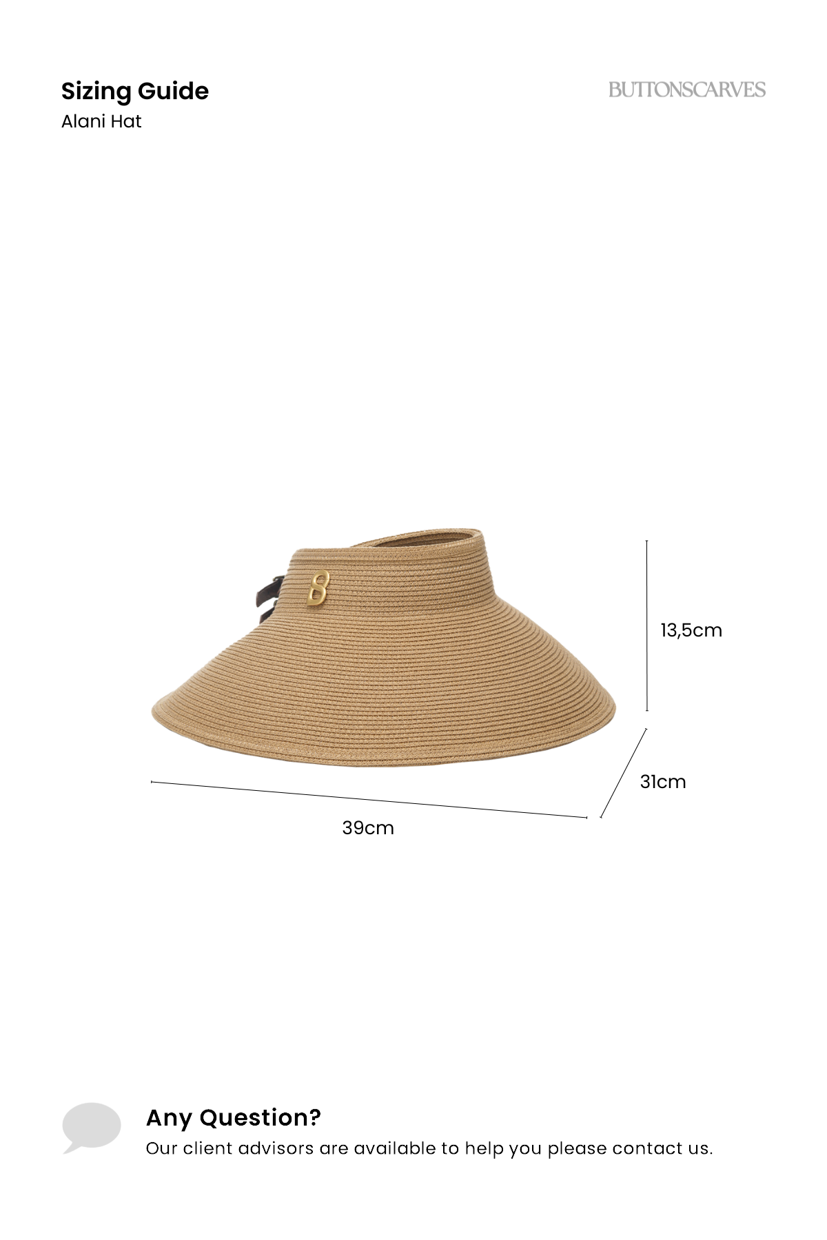Alani Hat - Rattan