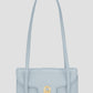 alka shoulder bag in azure by buttonscarves 