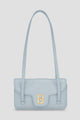 alka shoulder bag in azure by buttonscarves 