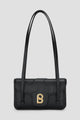 alka shoulder bag in black by buttonscarves 