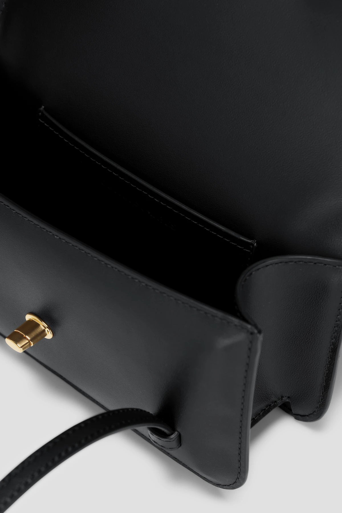 alka shoulder bag in black by buttonscarves interior