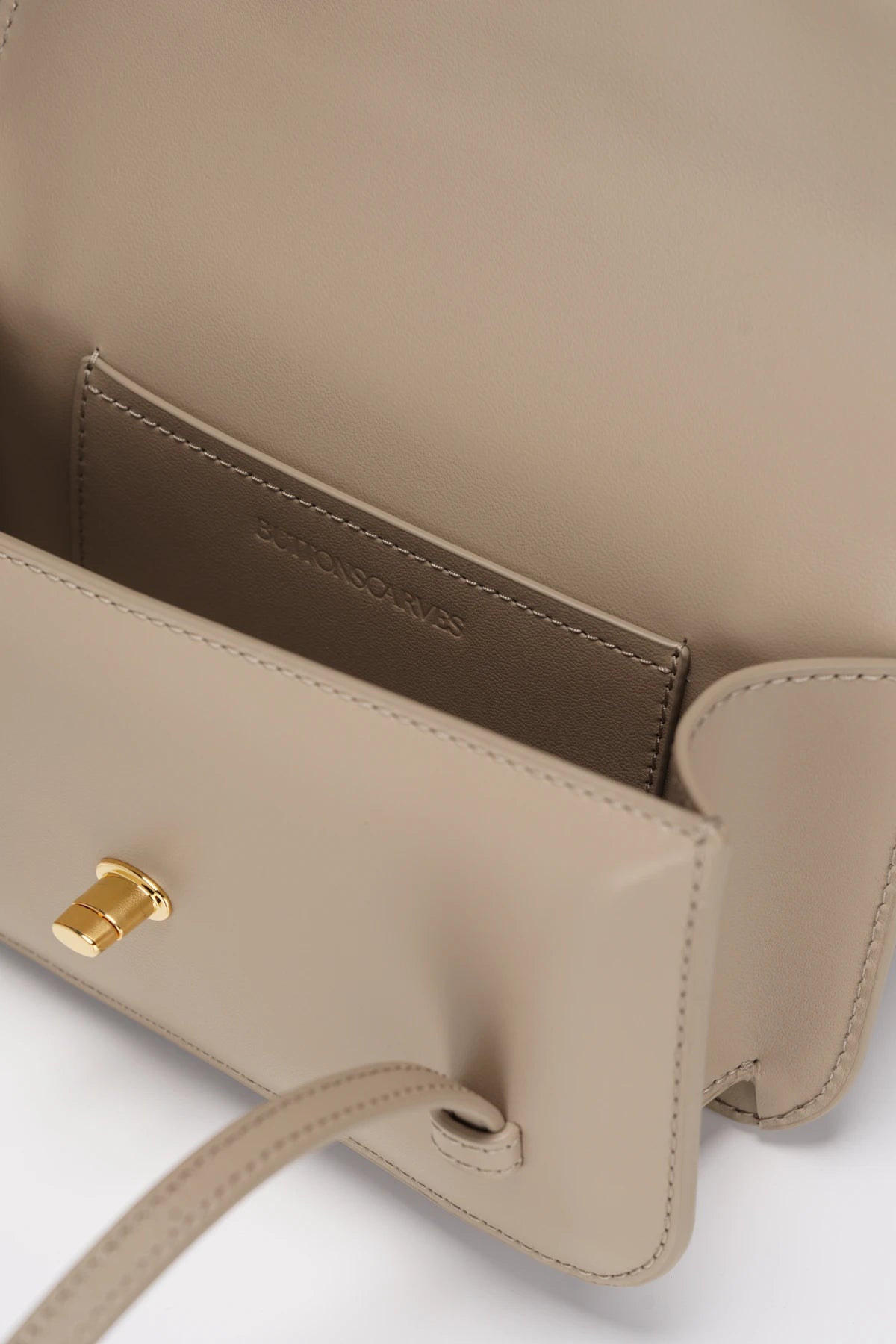 alka shoulder bag in cocoon by buttonscarves interior