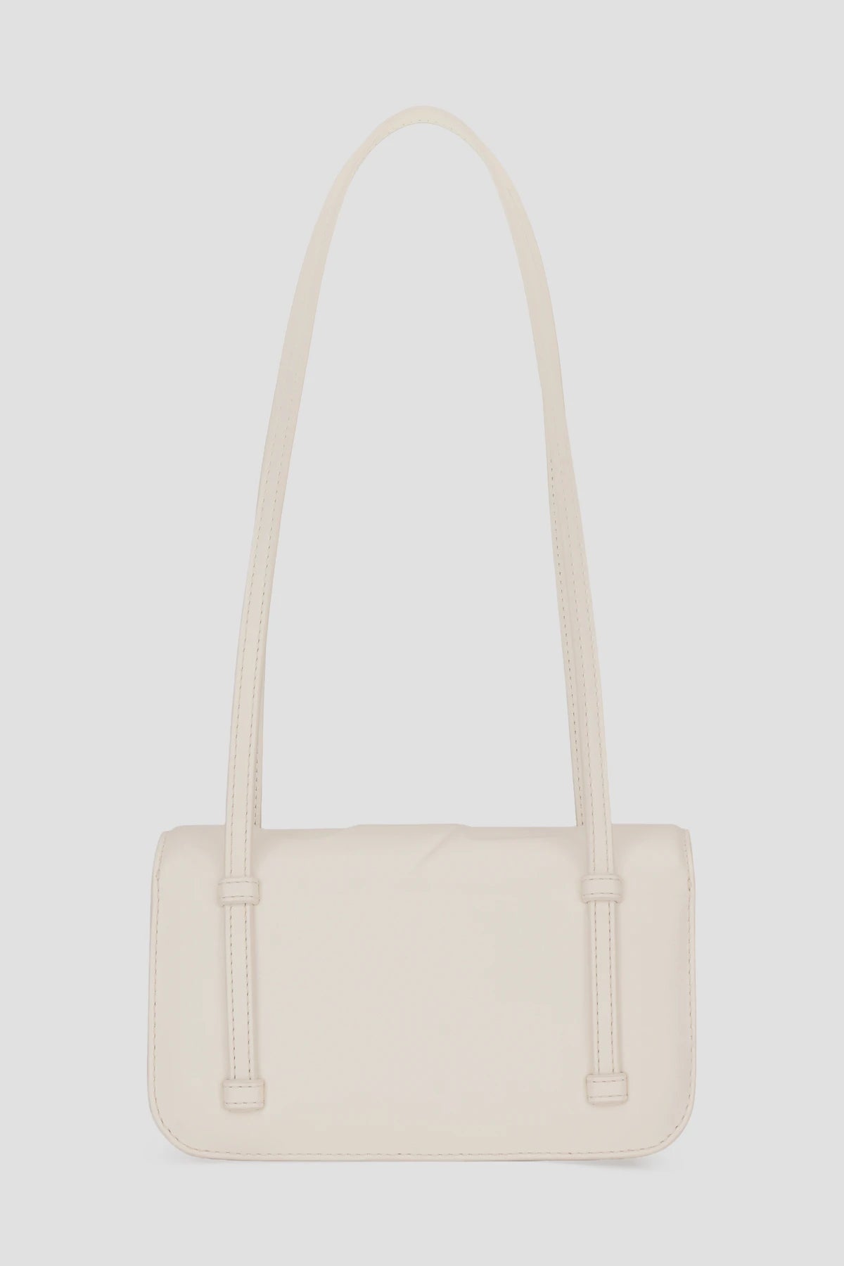 alka shoulder bag in snowdrop by buttonscarves back view