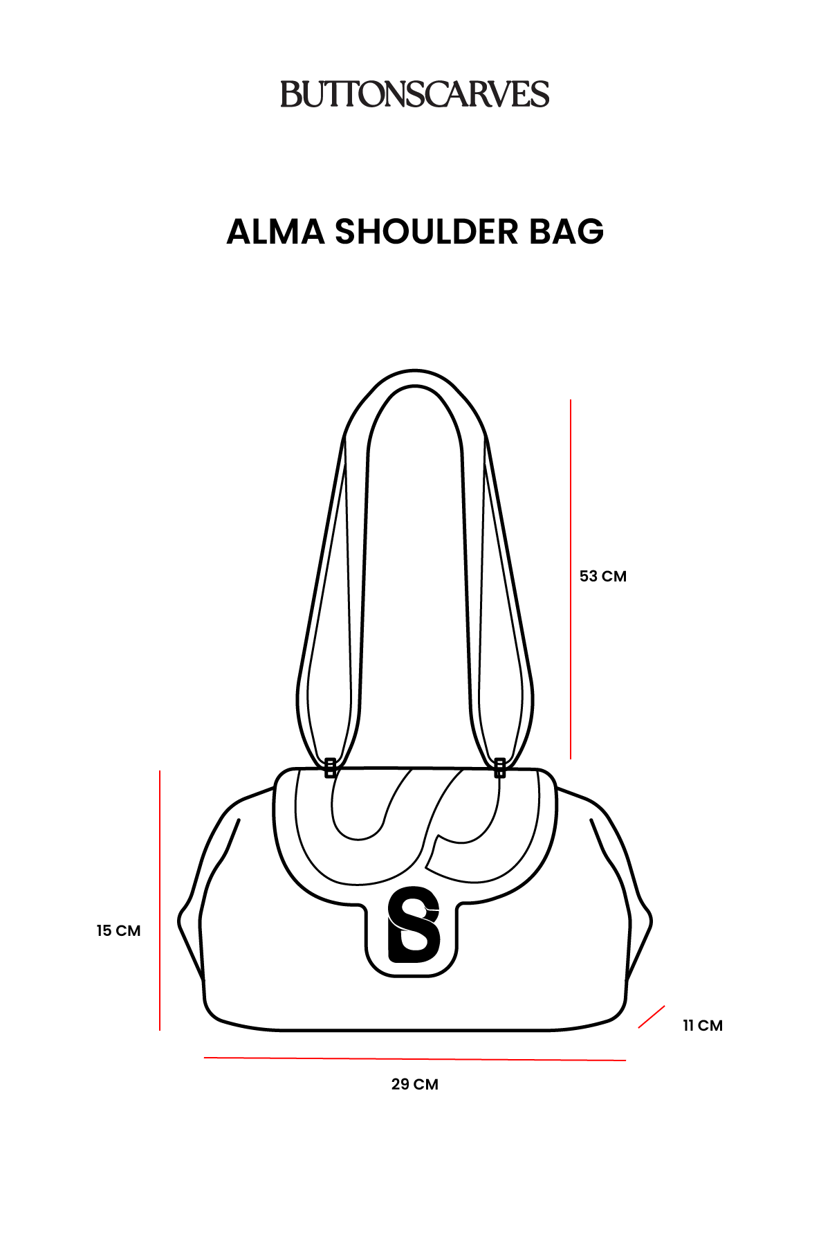 Alma Shoulder Bag - Brown