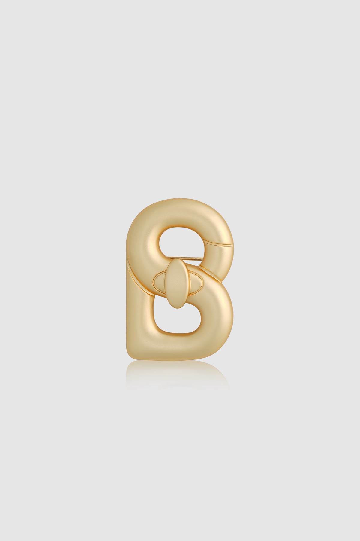 Alma Twist Brooch - Shiny Gold