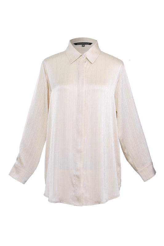 Amaya Basic Set Shirt - Cream