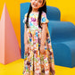 Ameena Kids Dress - Multicolor