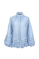 Anzy Shirt With Pleated Detail - Blue