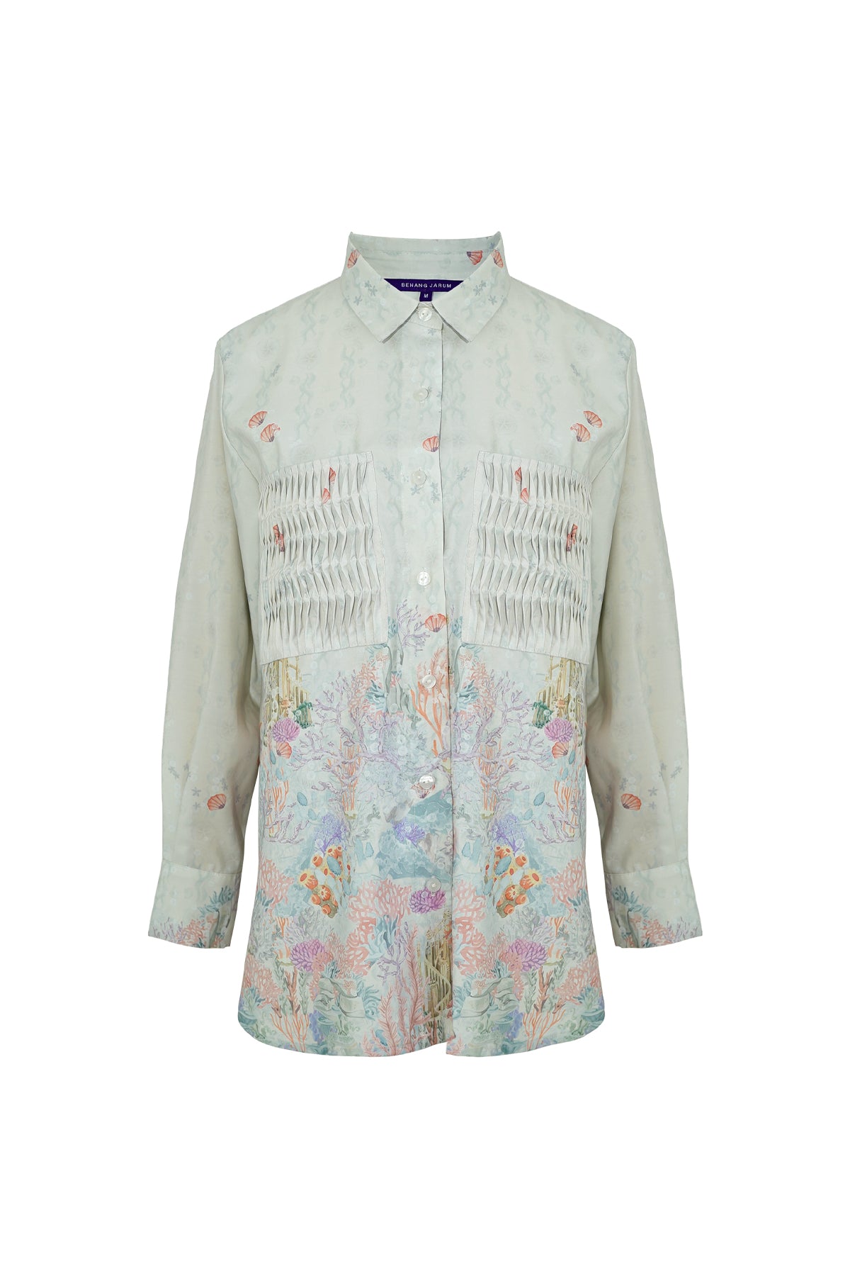 Aquarielle Shirt With Pocket - Ivory