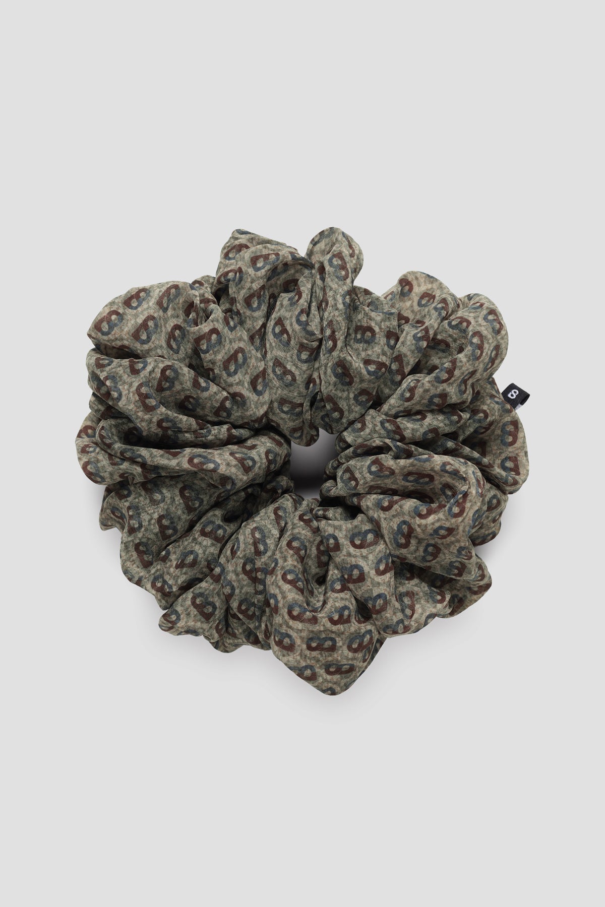 Axis Scrunchie - Stone Gray | Buttonscarves