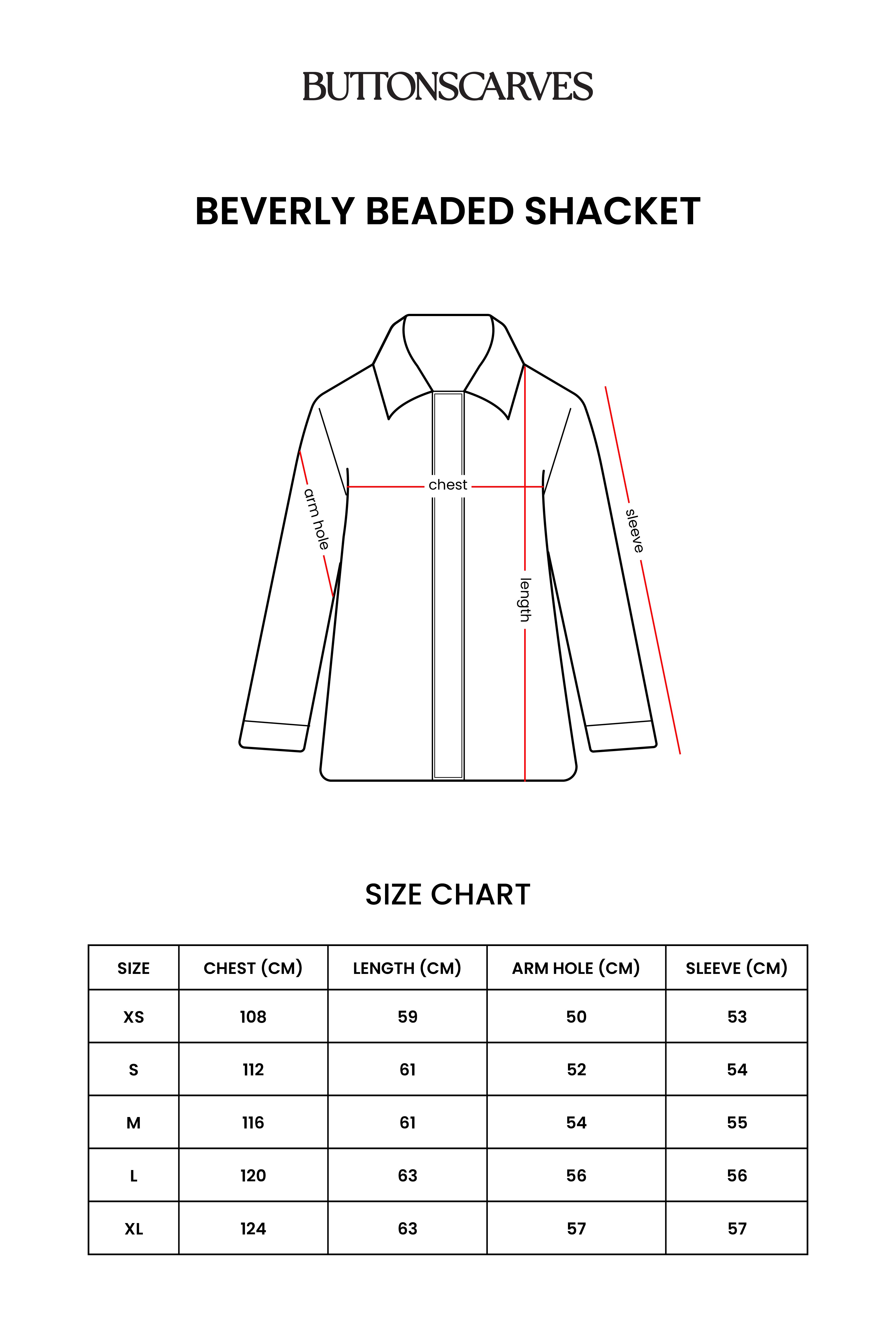 Beverly Beaded Shacket - Black