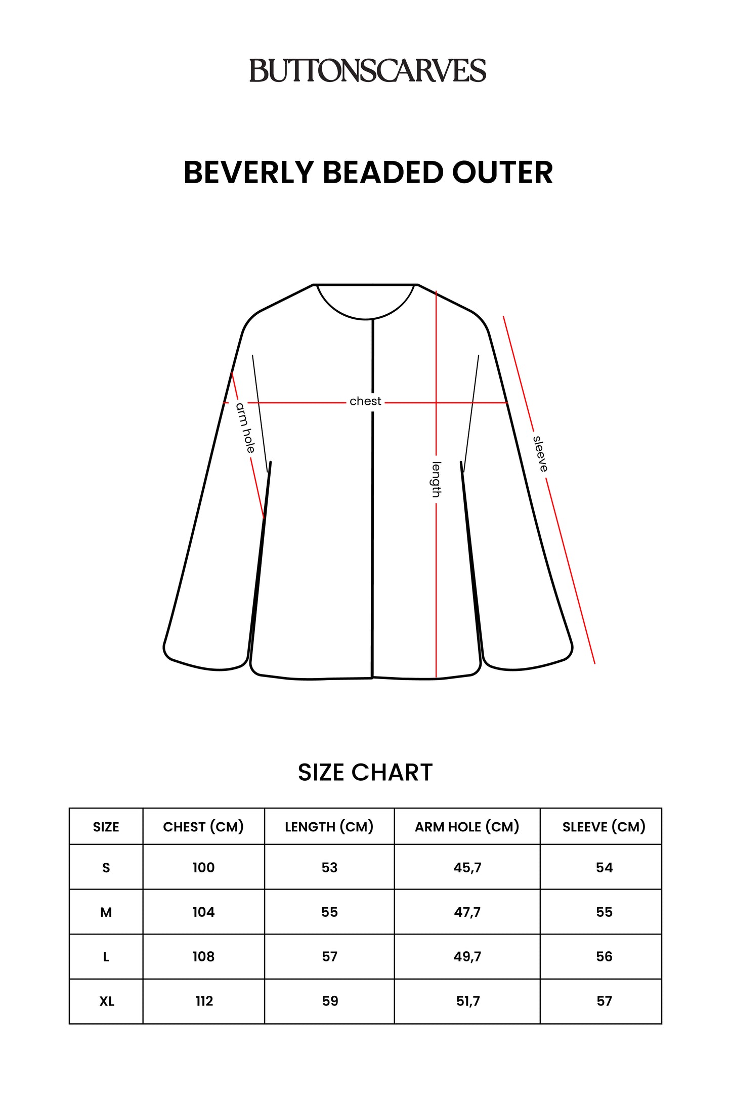 Beverly Beaded Outer - Black