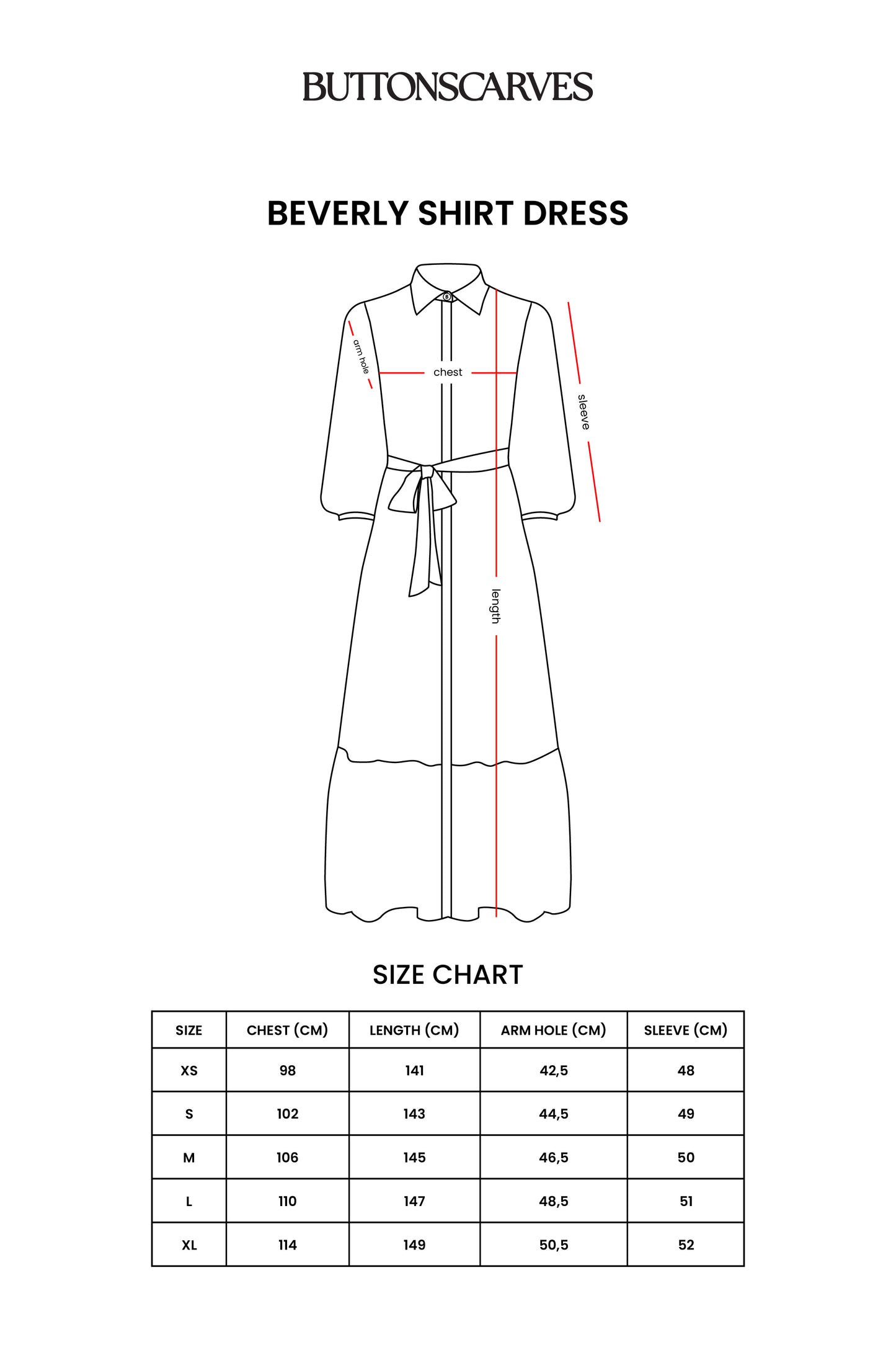Beverly Shirt Dress - Navy