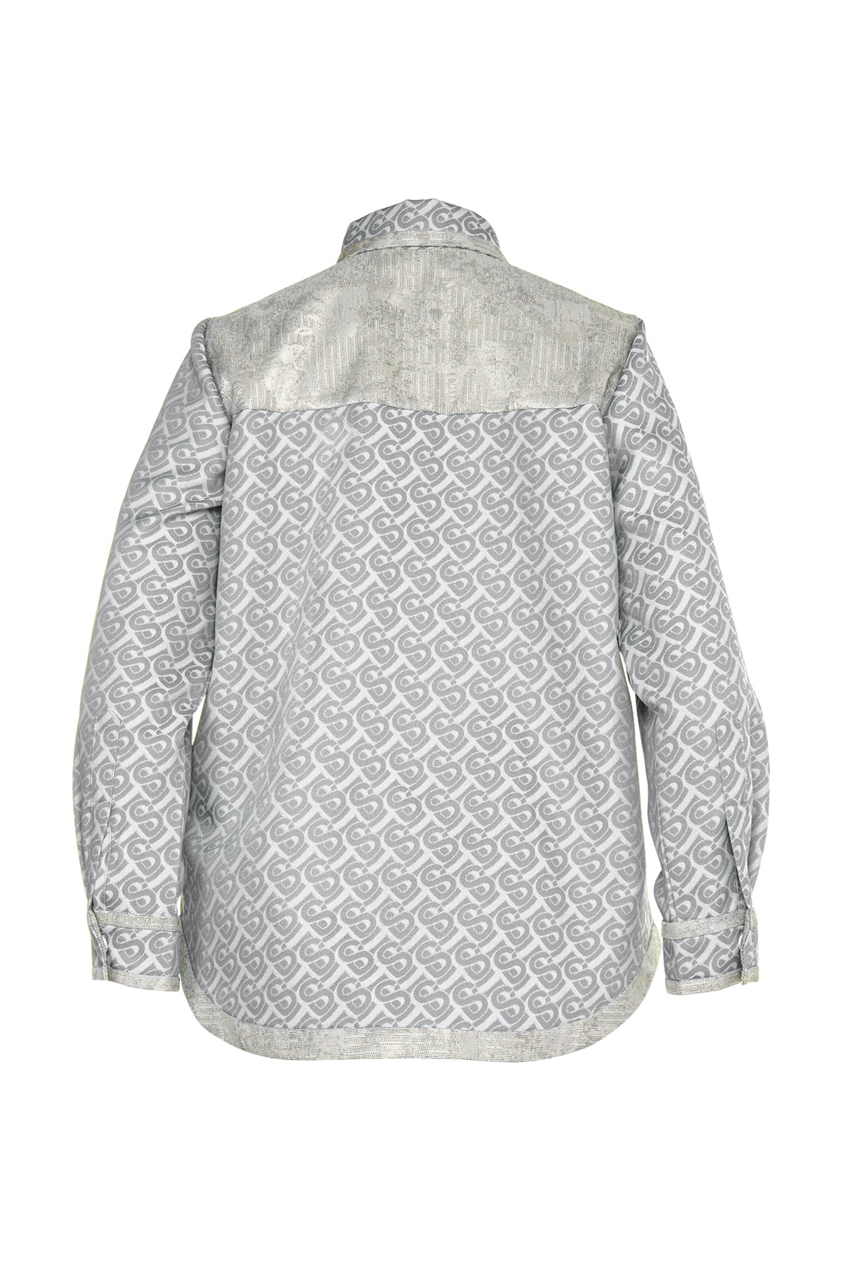 Bimu Jacquard Detailed Shirt - Grey
