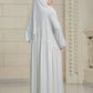 Aisha Set Dress - White