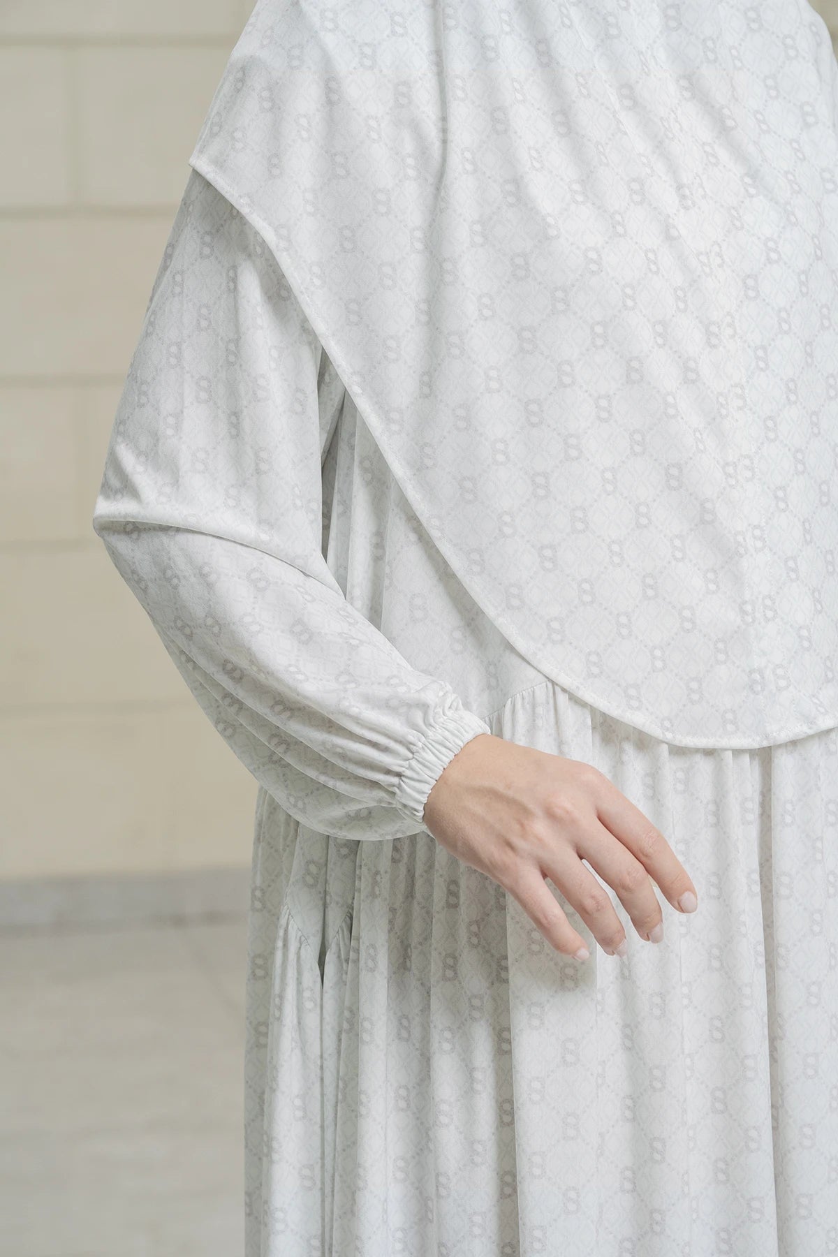 Aisha Set Dress - White