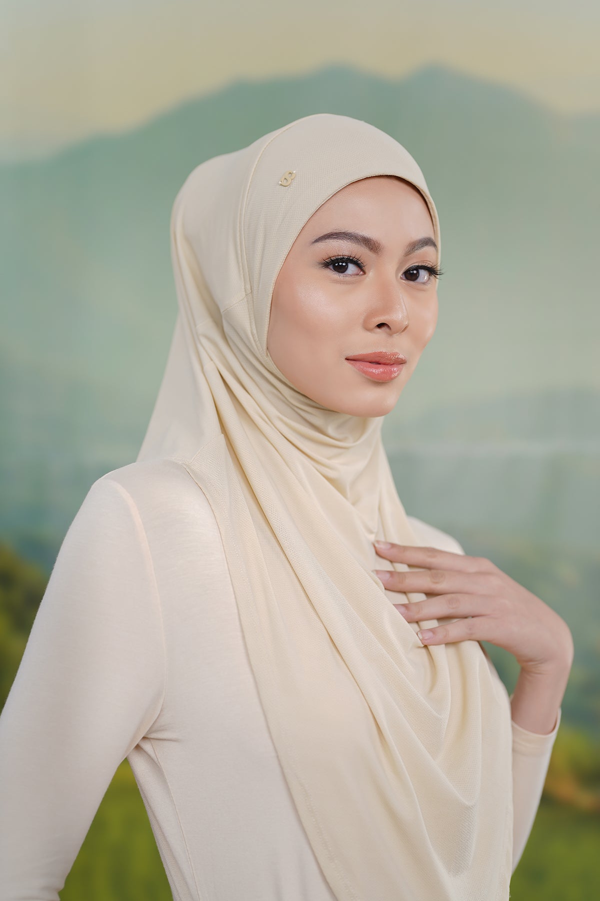 Active Slip on Long Cream Buttonscarves active-slip-on-long-cream-buttonscarves