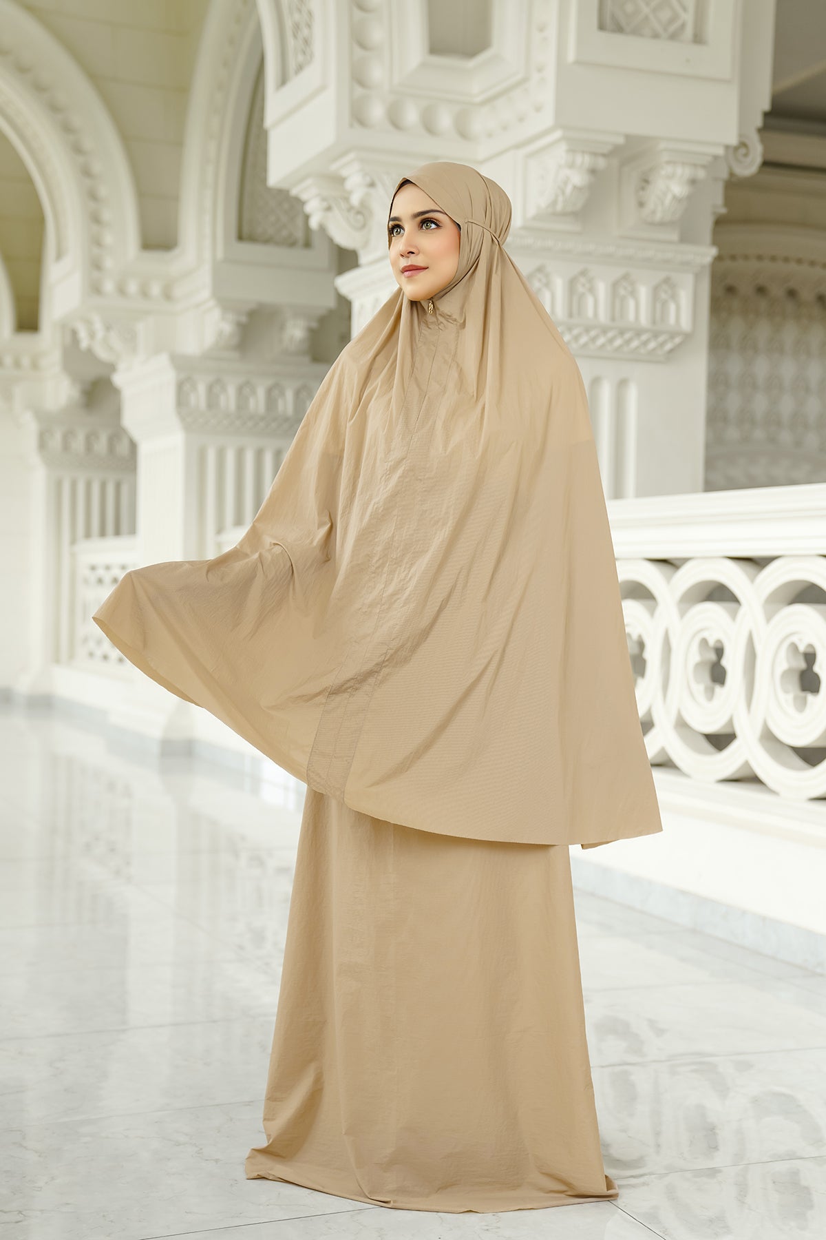 Prayer Robe Capsule Prayer Robe - Peanut – Buttonscarves