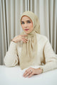 Monogram Scramble Voile Square - Oat