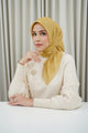 Monogram Scramble Voile Square - Ochre