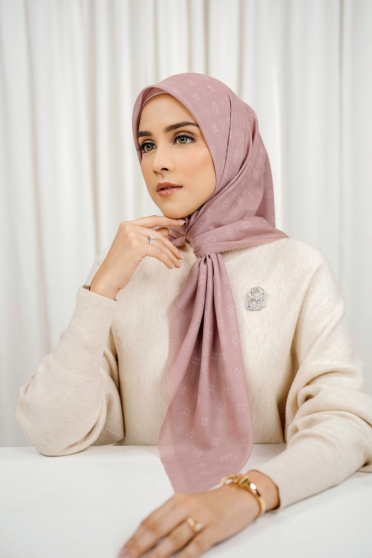 Button Scarf Monogram Series – Buttonscarves