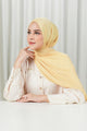 Tapis Satin Jacquard Shawl - Curry