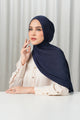 Tapis Satin Jacquard Shawl - Estate Blue