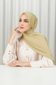 Tapis Satin Jacquard Shawl - Khaki