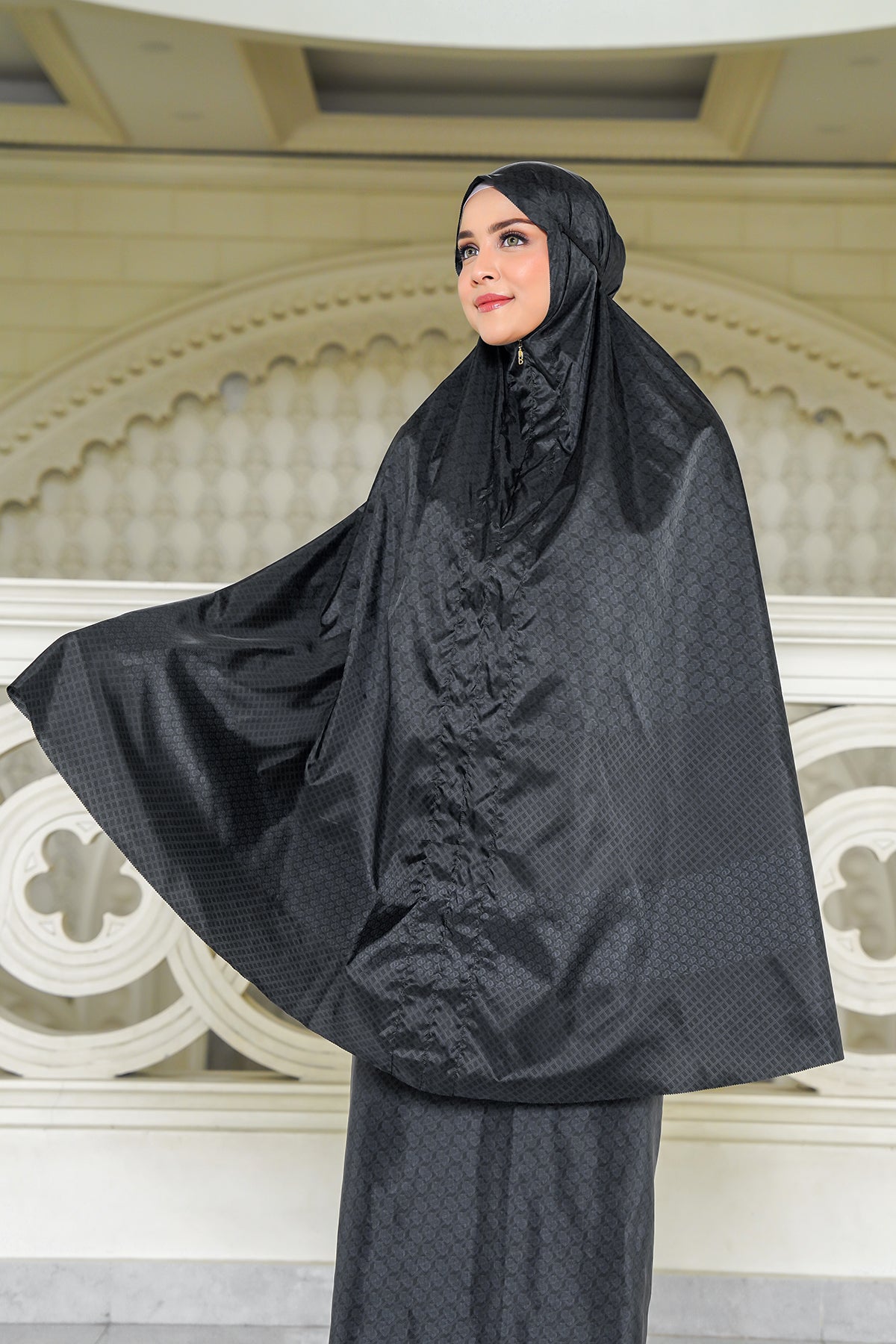 Prayer Robe Wicker Capsule Prayer Robe - Black – Buttonscarves