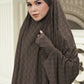 Beverly Prayer Robe - Cocoa