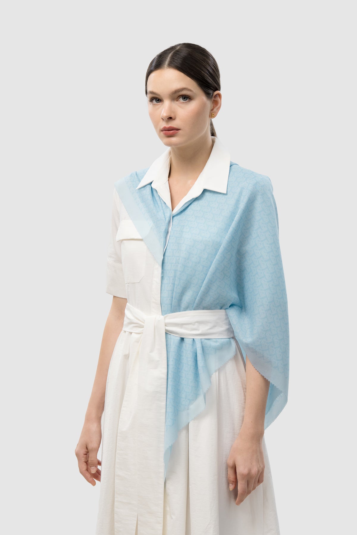 Bimu Twill Square - Ice Melt