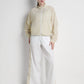 bimu windbreaker jacket in vanilla by buttonscarves overview look