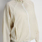 bimu windbreaker jacket in vanilla by buttonscarves detail