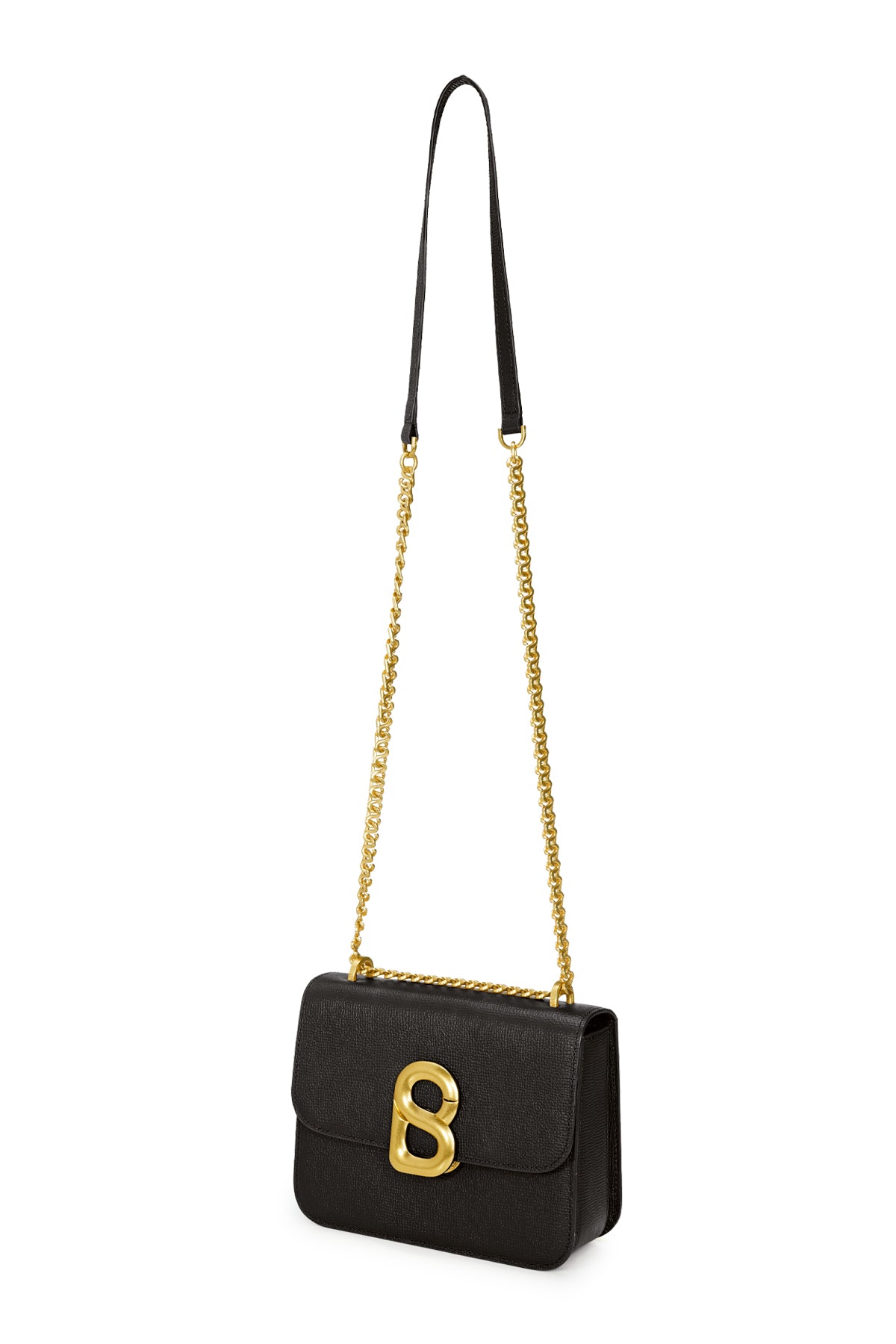 Audrey Chain Leather Bag Small - Caviar