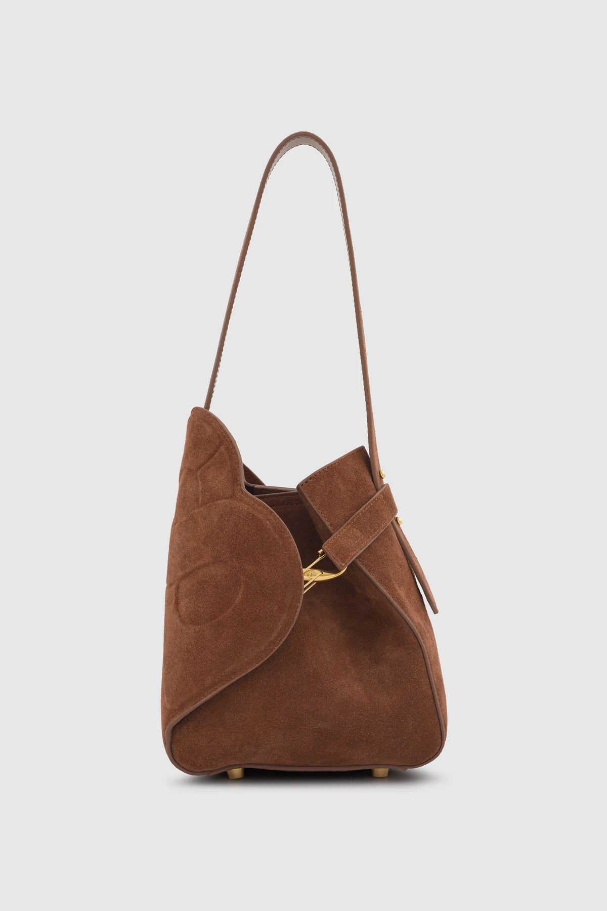 Britney Bag Small - Suede Leather - Caramel