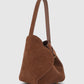 Britney Bag Small - Suede Leather - Caramel