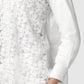 nagita embroidery mix fabric shirt in white by buttonscarves x nagita slavina detail